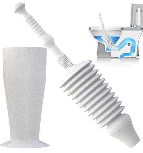 Image of Luigi's World's Best Toilet Plunger - Plunger Toilet Unblocker Heavy Duty - Plungers for Unblocking - Unique Strongest Unblocker Tool - Plungers for Unblocking - Clog Remover Tool