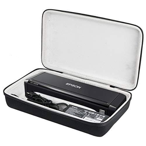 Image of Khanka Hard Travel Case Replacement for Epson Workforce ES-300W / ES-200 Wireless Color Portable Document Scanner