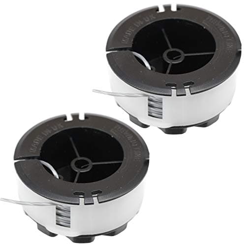Image of SPARES2GO Strimmer Line Spool Compatible with Bosch UniversalGrassCut 18 18-26 18-260 Trimmer (6m x 1.5mm, Pack of 2)