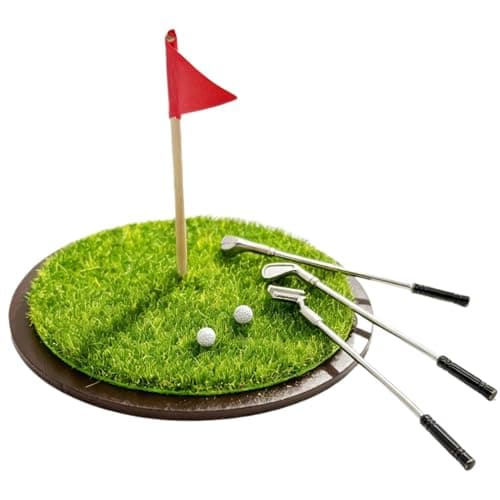 Image of Mini Desktop Golf Game,Funny Portable Putting Desk Toy | Golf Games,for Golfer Coworker Men Office Indoor Tabletop Practice Relaxation