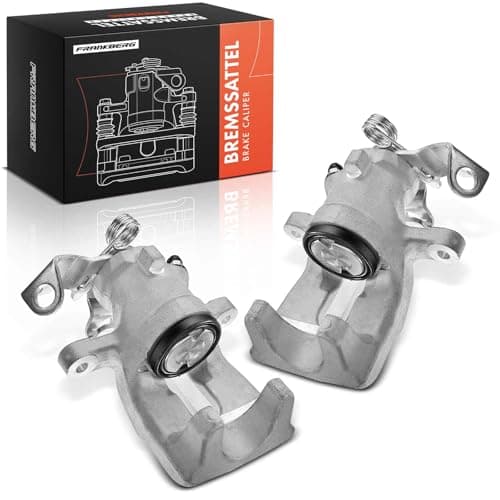 Image of Frankberg 2x Brake Caliper Disc Brake Rear Left Right Aluminium Compatible with Astra G Astra H Combo Box/Estate/Tour Meriva Zafira A Replace# 93168712