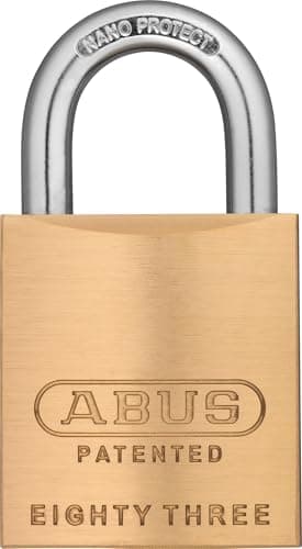 Image of ABUS Padlock 83/45 - Flexible Lock with Interchangeable Cylinder - high Corrosion Protection with Nano Protect - Security with Brass, Hardened Steel, and Double Ball Lock