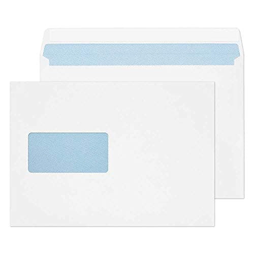 Image of Blake Purely Everyday C5 162 x 229 mm 100 gsm Wallet Peel & Seal Window Envelopes (23708) White - Pack of 500