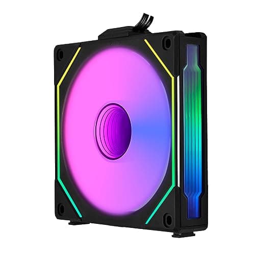 Image of Lian Li UNI FAN SL-INF Reverse Blade - Infinity Mirror ARGB PC Fan - Black