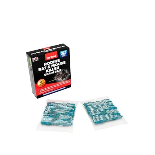 Image of Rentokil Rodine Rat & Mouse Killer Grain Bait - 2x25g Sachet