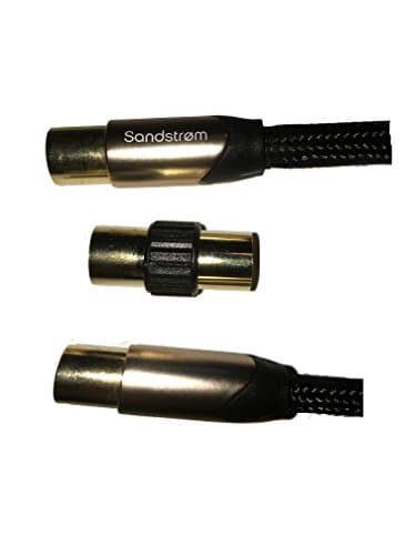 Image of Sandstrom GOLD Series Aerial Lead with Adaptor - 2 Metre