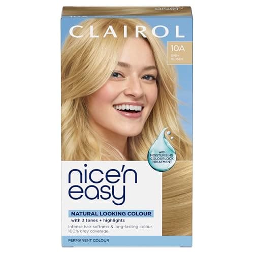 Image of Clairol Nice'n Easy Crème Permanent Hair Dye, 10A Baby Blonde, 260g
