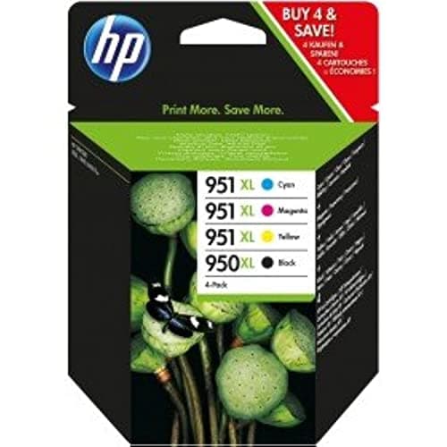Image of HP C2P43AE 950XL/951XL Original Ink Cartridges, Black/Cyan/Magenta/Yellow, Multipack