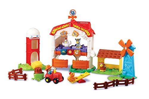 Image of VTech Learn & Grow Farm, Farm Toys with 2 Modes of Play, Educational Toy with Farm Animals, Baby Music Toy with Sounds and Phrases, Toddler Learning Toys, Ages 1 to 5 Years , English Version