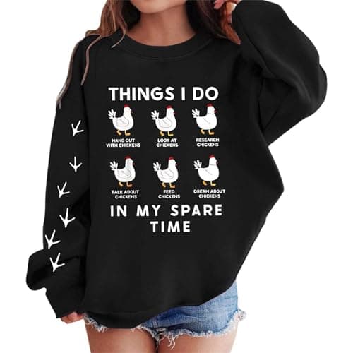 Image of Fashion Crew Neck Printed Hooded Top for Girls Casual Long Sleeve Wear Tshirts Graphic T Shirt Men Jumper Boys' T-Shirts Boys Jumpers 9-10 Years