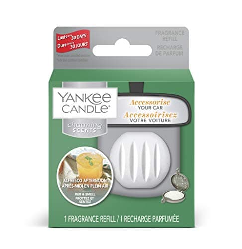 Image of Yankee Candle Charming Scents Car Air Freshener Refill, Alfresco Afternoon