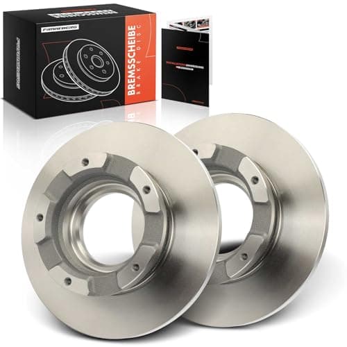 Image of Frankberg Brake Disc Set incl. 2x Discs Rear Solid Ø288mm Compatible with Tourneo Custom V362 Bus F3 Transit V363 Bus FAD FBD Box Replace# 1764283