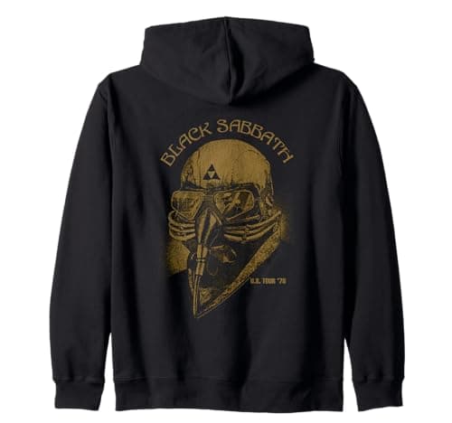 Image of Official Black Sabbath Heavy Metal Tour 1978 Zip Hoodie