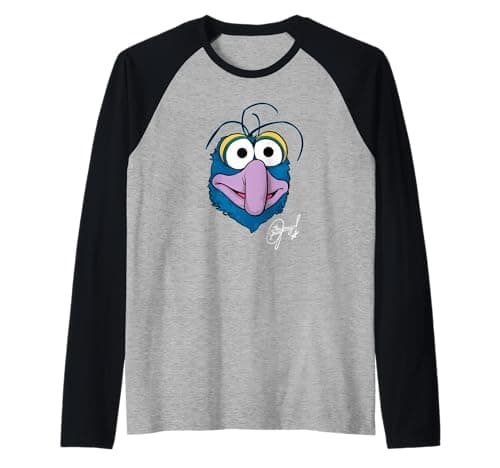 Image of Disney The Muppets Gonzo the Great Big Face Raglan Baseball Tee