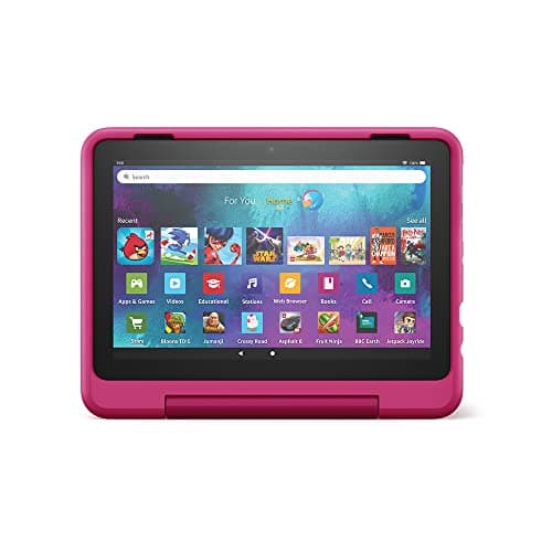 Image of Amazon Kid-Friendly Case for Fire HD 8 tablet | Only compatible with 12th-generation tablet (2022 release), Rainbow Universe