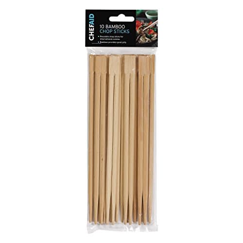Image of Chef Aid Bamboo Chopsticks, Brown
