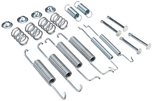 Image of HELLA 8DZ 355 200-131 Accessory Kit, brake shoes - X0053 - Brake System: Teves - for e.g. AUDI / SEAT / SKODA / VOLKSWAGEN