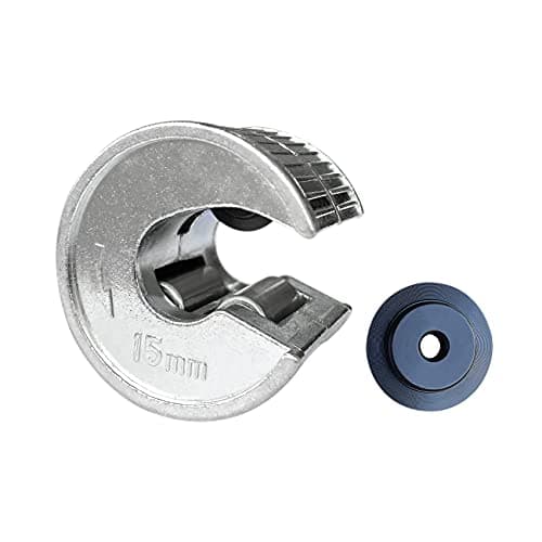 Image of PLOWFAR 15mm Pipe Cutter Copper Pipe Slice Tube Cutter Zinc Alloy Body with 1 Replacement Cutting Wheel