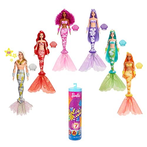 Image of Barbie Color Reveal Mermaids Surprise Model