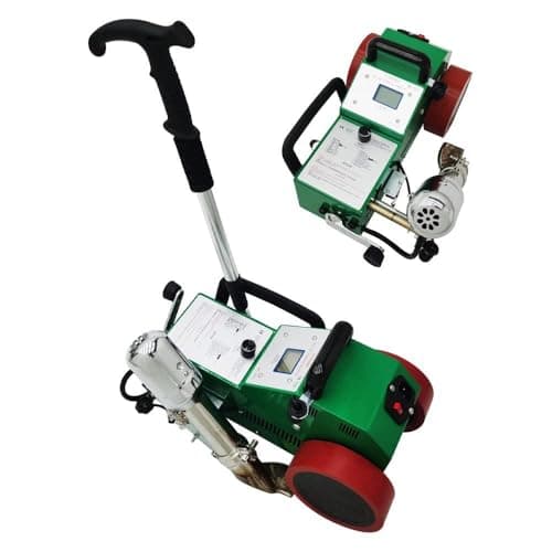 Image of WYBYYDS Hot Air Plastic Welder Machine 1800W, Auto Banner Welder with LCD, Temp 20-680°C & Speed 0.8-8 m/min, for PVC Fabric, Tarpaulin, Inflatable Boat Repair