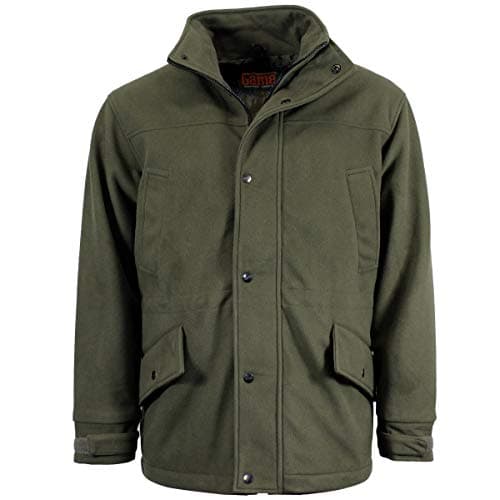 Image of Game Technical Apparel Mens HB275 Trekker Jacket - 8000mm Waterproof & Breathable Hunting Coat (UK, Alpha, XL, Regular, Regular, Olive)