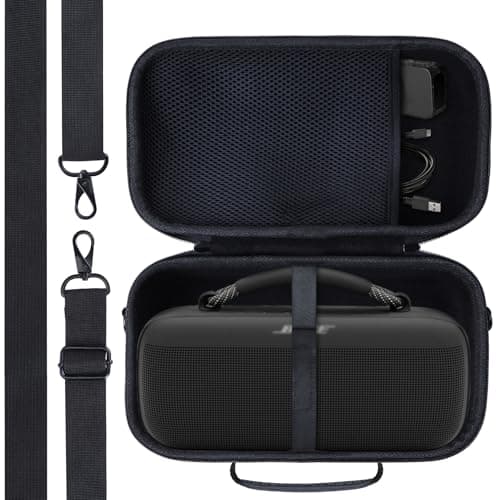 Image of Lebakort Hard Case Compatible with Bose SoundLink Max Portable Speaker Large Waterproof Wireless Speaker (Black Case)