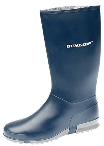 Image of DUNLOP Ladies/Youths Sport' Wellington Navy Blue Size 5 UK/EU 38