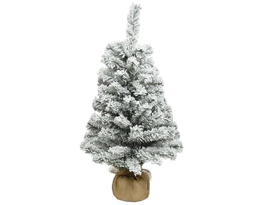 Image of Kaemingk Everlands Imperial Indoor Mini Artificial Christmas Tree Snowy 60cm