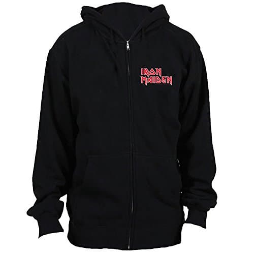 Image of Official IRON MAIDEN Hoody/Hoodie Zip Up ~ No Prayer S