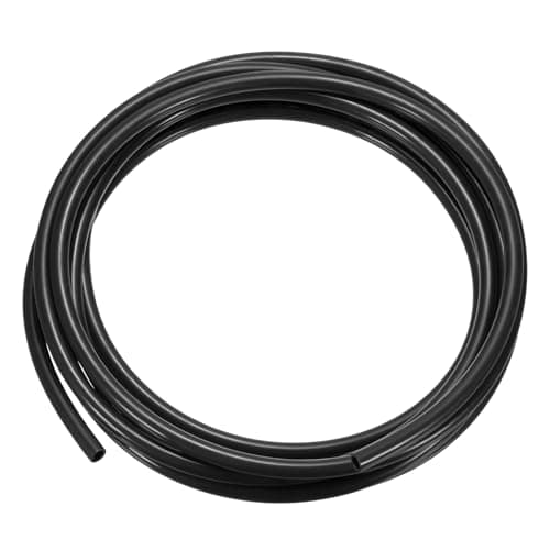Image of sourcing map Pneumatic Tubing Pipe Pu Hose 10mm OD x 6.5mm ID 5 Meters(16.4 FT) Air Compressor PU Polyurethane Line Hose Tube for Air Compressor Water Fluid Transfer, Black