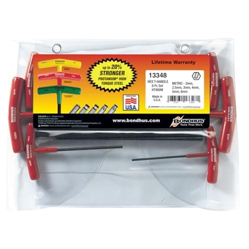 Image of Bondhus, HTX60M 6PC 2-6MM T-Handle HEX, 13348