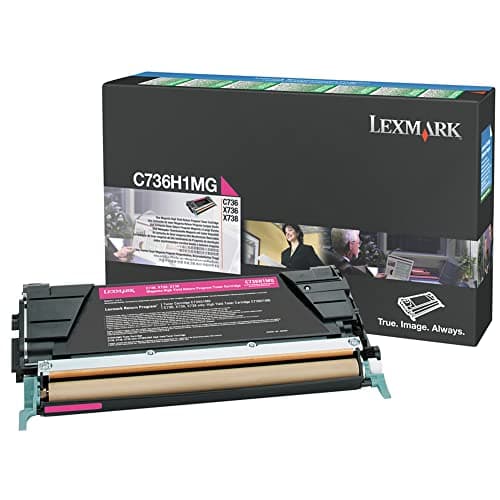 Image of Lexmark C736H1MG C736 Programme Toner Cartridge High Yield - Magenta