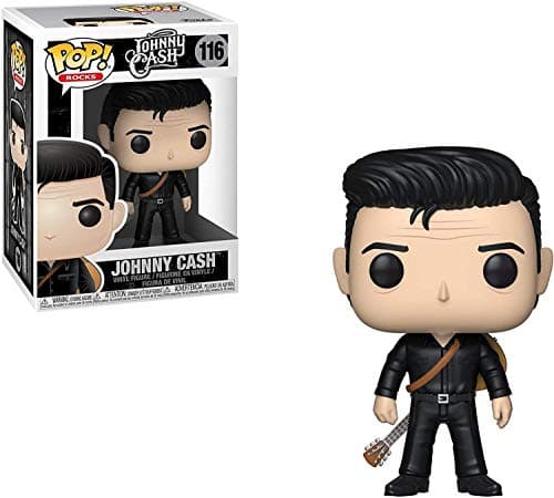 Image of Funko 39525 POP Rocks Johnny Cash in Black Collectible Figure, Multicolor,Standard