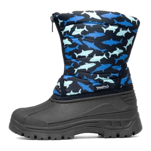 Image of Cotswold Iceberg Kids Blue Shark Snow Boot - Size 12 - Blue