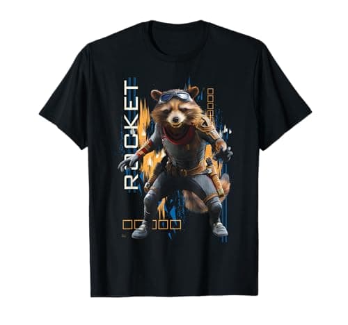 Image of Marvel Avengers: Endgame Rocket Portrait T-Shirt