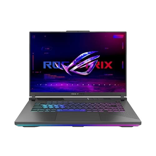 Image of ASUS ROG Gaming Laptop: 16" WUXGA 1920x1200 165Hz • AMD Ryzen 9 9955HX • 32 GB DDR5 SDRAM • 3 TB NVMe SSD • W10H • Wi-Fi 6E HD Audio NVIDIA GeForce RTX 5060