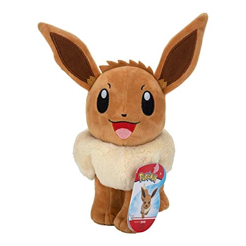 Image of Pokémon Eevee Plush-8-Inch Plush-Authentic Details-Toys for Kids