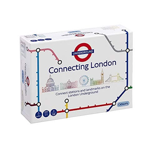 Image of Gibsons Connecting London Game | TFL | Connect the London Underground to beat your Family & Friends | Ages 8+, 2-6 Players