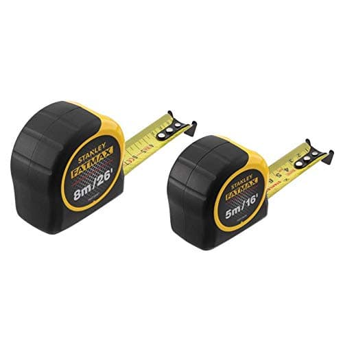Image of STANLEY STA081745 FatMax Classic Tape Twin Pack 5m & 8m (Width 32mm) 5