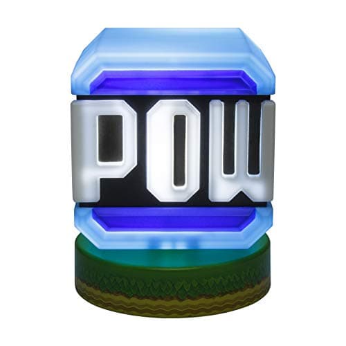 Image of Paladone Super Mario Pow Block Icon Light - Officially Licensed Nintendo Merchandise