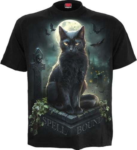 Image of Spiral - Spell Bound - Front Print T-Shirt Black - 4XL