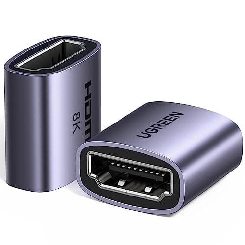Image of UGREEN HDMI 2.1 Coupler 8K@60Hz 4K@240Hz 120Hz 144Hz Female to Female Connector Joiner eARC HDR HDCP 2.3 Adapter Extender Compatible with TV Stick Sky Box PS5/4 Xbox Series X S Soundbar Monitor Laptop
