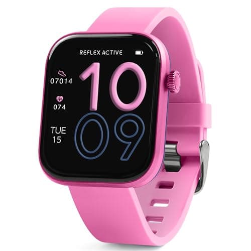 Image of Reflex Active Series 40 AMOLED Smart Aluminium Pink Strap Calling Watch