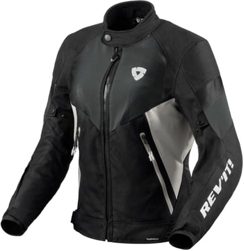 Image of REV'IT! Revit Control H2O Ladies Motorcycle Textile Jacket, black/silver, 38