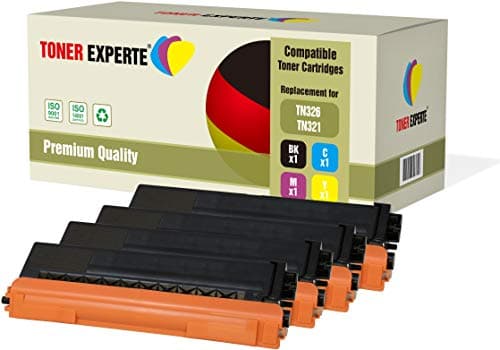 Image of TONER EXPERTE Set of 4 Compatible with TN-326 TN326 Premium Toner Cartridges for Brother HL-L8250CDN, HL-L8350CDW, DCP-L8400CDN, DCP-L8450CDW, MFC-L8600CDW, MFC-L8650CDW, MFC-L8850CDW