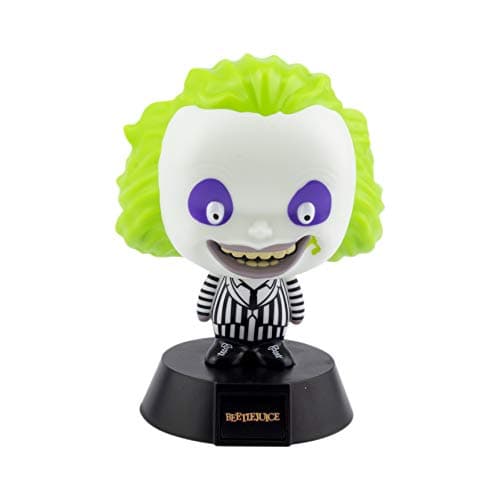 Image of Paladone Beetlejuice 3D Icon Night Light or Desk Lamp BDP | Officially Licensed from The 1988 American Horror Film | Battery Powered 2X AAA