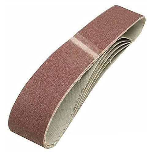 Image of Silverline 463484 Sanding Belts 50 x 686 mm 5pk 80 Grit
