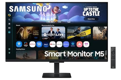 Image of Samsung LS32FM500EUXXU 32" Full HD HDR10 Smart Monitor with Speakers - 1920x1080, USB, HDMI, WiFi, Bluetooth, Remote Control, Smart Hub for TV streaming, Catch Up Apps and Gaming Hub