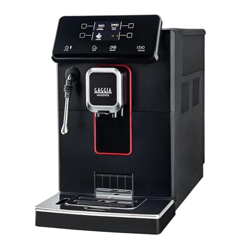 Image of Gaggia Magenta Plus, Automatic Bean to Cup Coffee Machine, Esspresso and Cappuccino Maker with Professional Steam Wand - Black