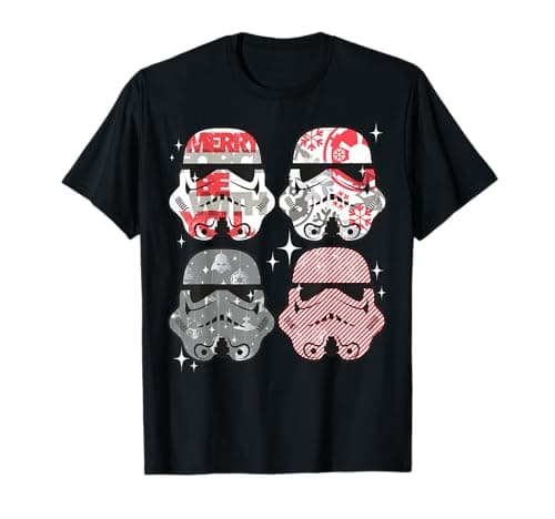 Image of Star Wars Troopers Christmas Colors Candy Storm T-Shirt